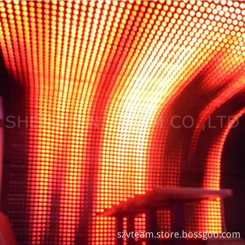 IP65 Colorful Flexible Outdoor LED Mesh Screen